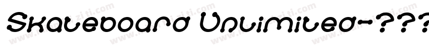 Skateboard Unlimited字体转换